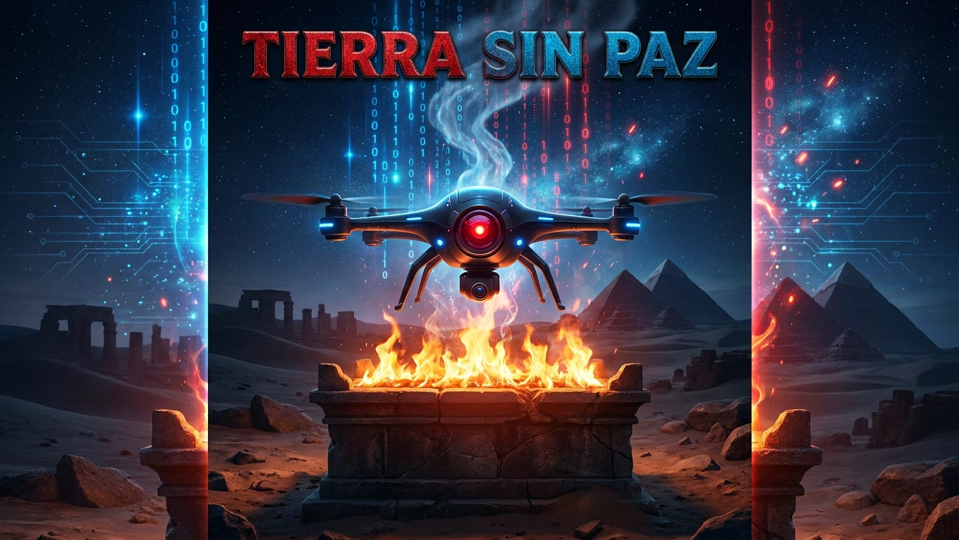 Icono Éxodo Digital (Tierra sin paz)